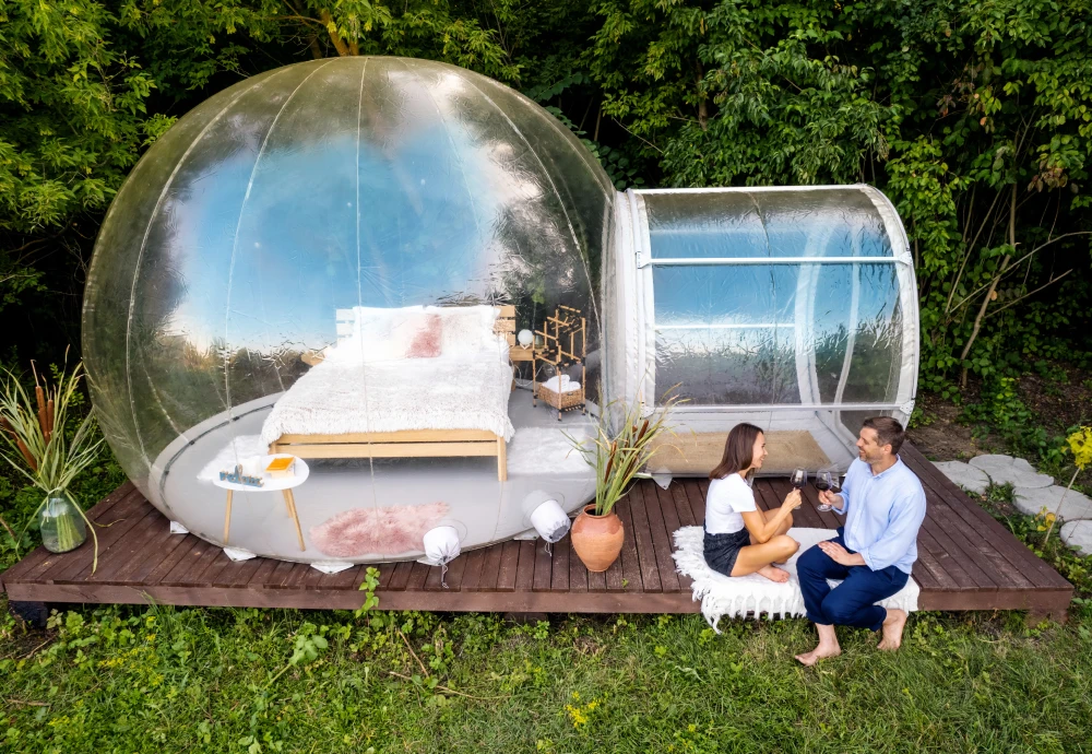 cozy bubble tent